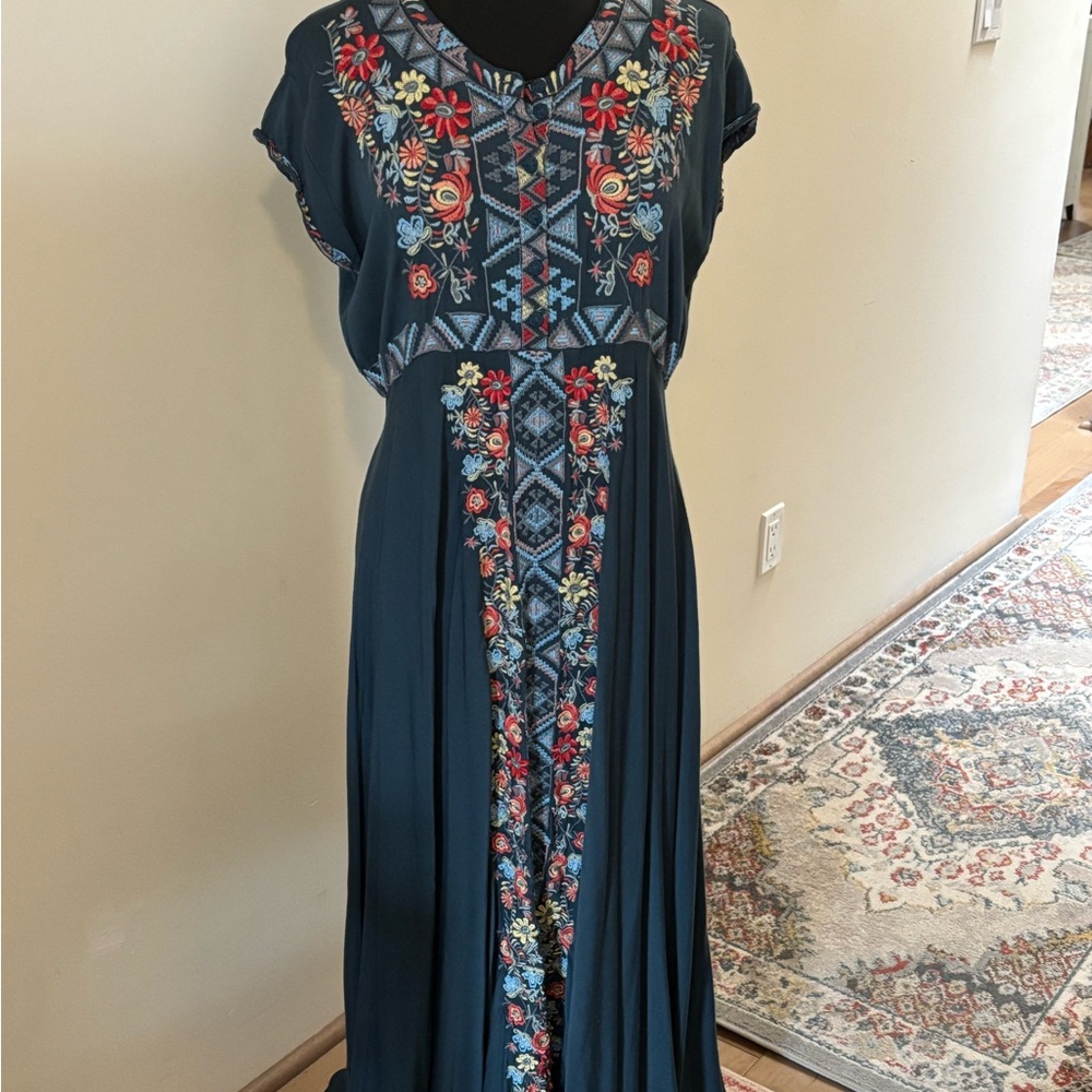 Johnny Was Mariposa Maxi Dress